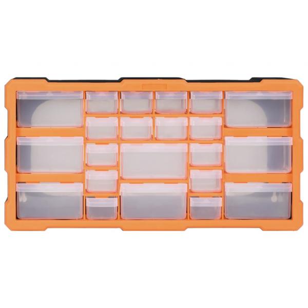 Multi-Schubladen-Organizer mit 22 Schubladen 49x16x25,5 cm 