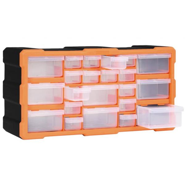 Multi-Schubladen-Organizer mit 22 Schubladen 49x16x25,5 cm 