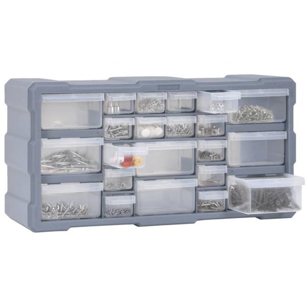 Multi-Schubladen-Organizer mit 22 Schubladen 49x16x25,5 cm 