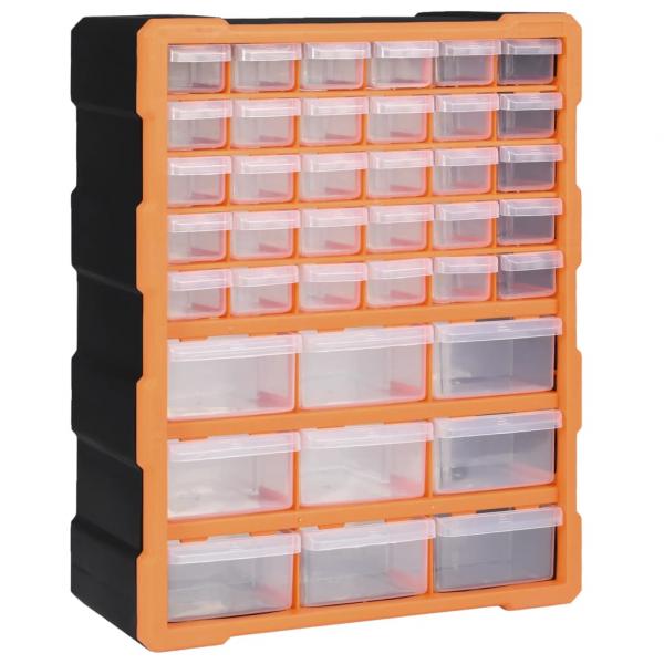 ARDEBO.de - Multi-Schubladen-Organizer mit 39 Schubladen 38x16x47 cm 