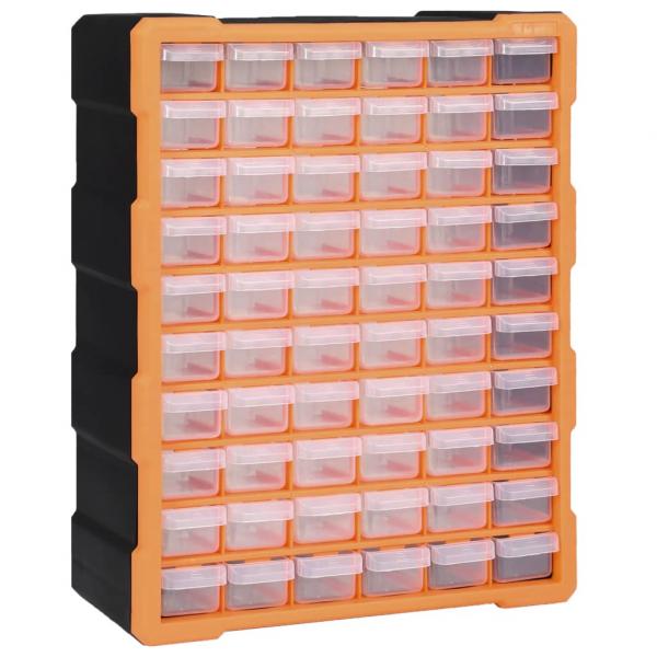 ARDEBO.de - Multi-Schubladen-Organizer mit 60 Schubladen 38x16x47,5 cm 