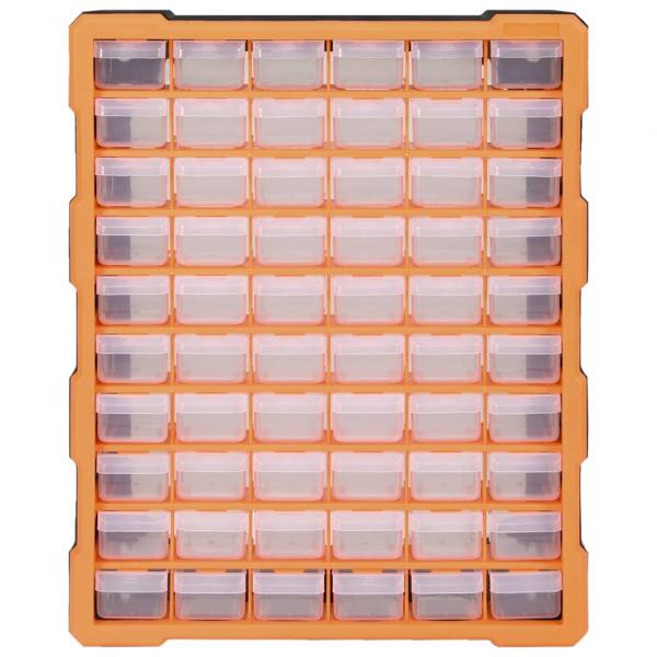 Multi-Schubladen-Organizer mit 60 Schubladen 38x16x47,5 cm 