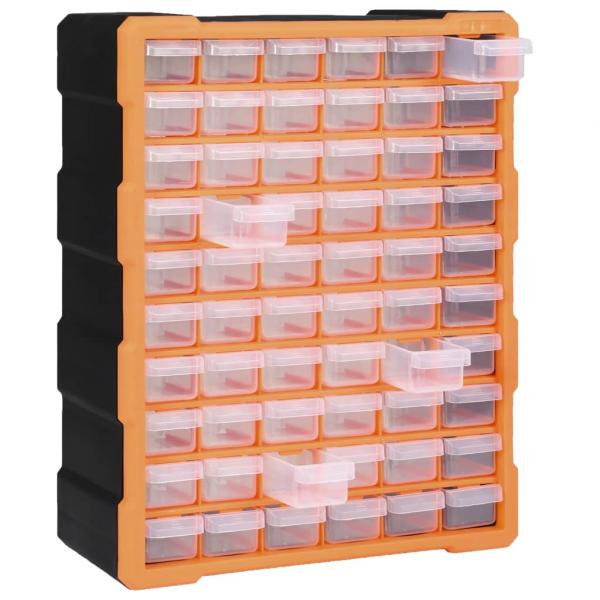 Multi-Schubladen-Organizer mit 60 Schubladen 38x16x47,5 cm 