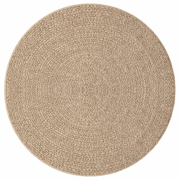 Teppich 160 cm Jute-Optik Innen und Außen