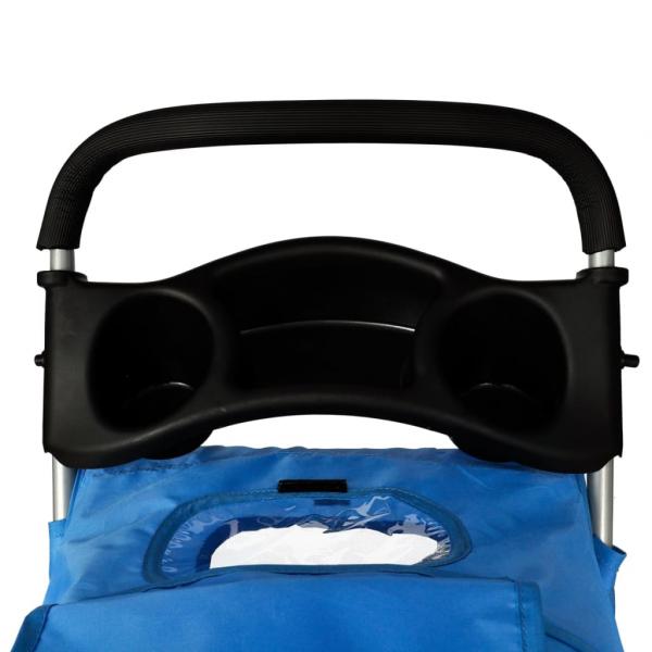 Hundewagen Hundebuggy Blau 