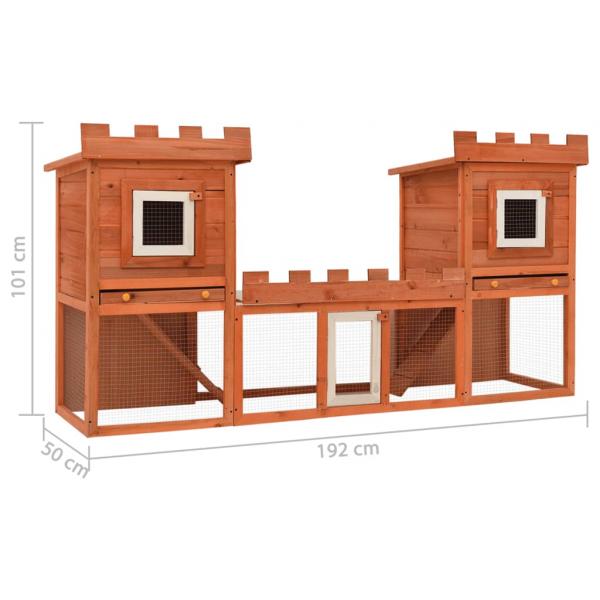 Großer Kaninchenstall Kleintierkäfig Doppelhaus