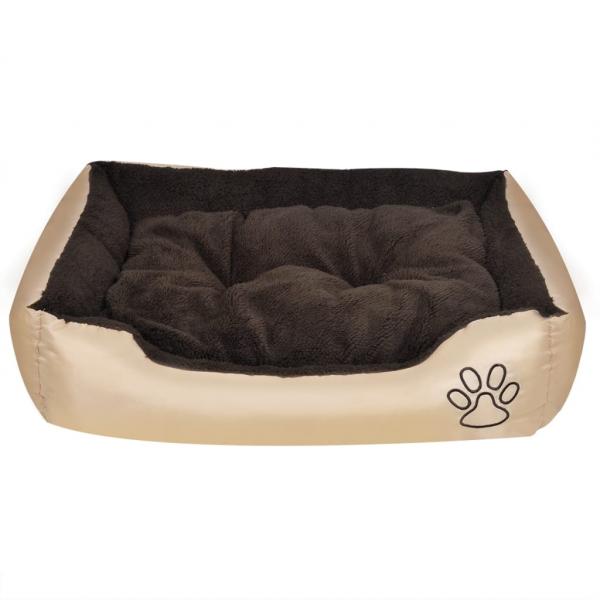 Warmes Hundebett mit Polsterkissen XL