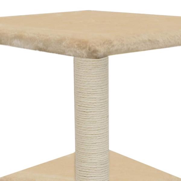 Katzen-Kratzbaum Sisal 55 cm Beige