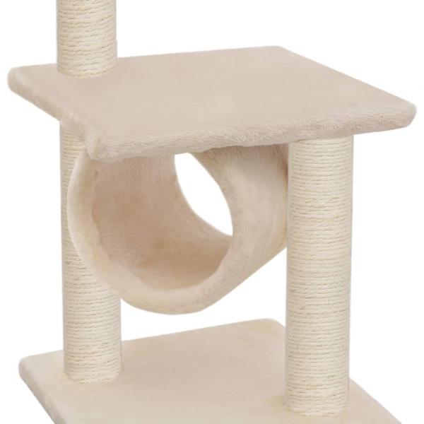 Katzen-Kratzbaum Sisal 65 cm Beige