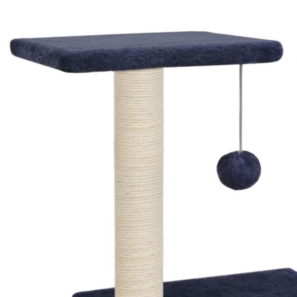 Katzen-Kratzbaum Sisal 65 cm Dunkelblau