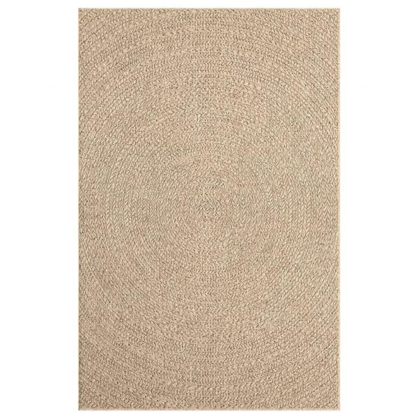 Teppich ZIZUR 160x230 cm Jute-Optik Indoor und Outdoor