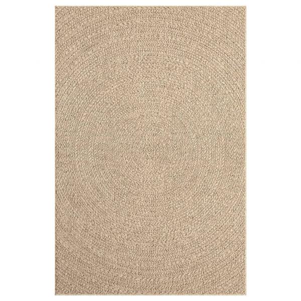 Teppich ZIZUR 120x170 cm Jute-Optik Indoor und Outdoor