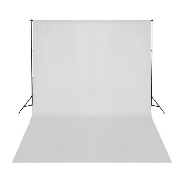 Fotohintergrund Baumwolle Weiß 500 x 300 cm