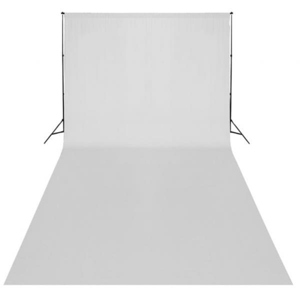 Fotohintergrund Baumwolle Weiß 600 x 300 cm
