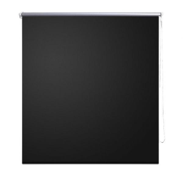 Verdunkelungsrollo Rollo 120 x 230 cm schwarz