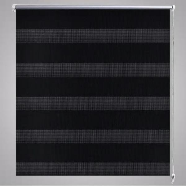 Doppelrollo 50 x 100 cm schwarz