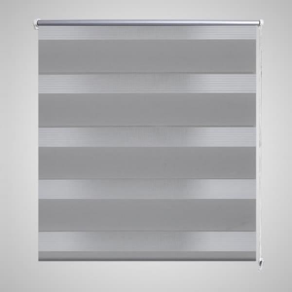 ARDEBO.de - Doppelrollo Seitenzug 80 x 150 cm grau