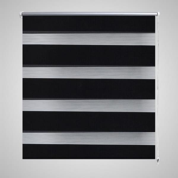 ARDEBO.de - Doppelrollo Seitenzug 120 x 175 cm schwarz