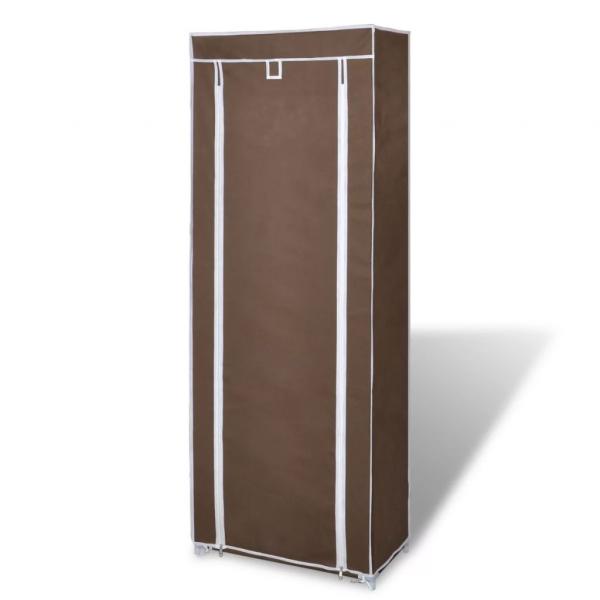 Schuhschrank Schuhregal 8 Schicht 57 x29 x162 cm Braun