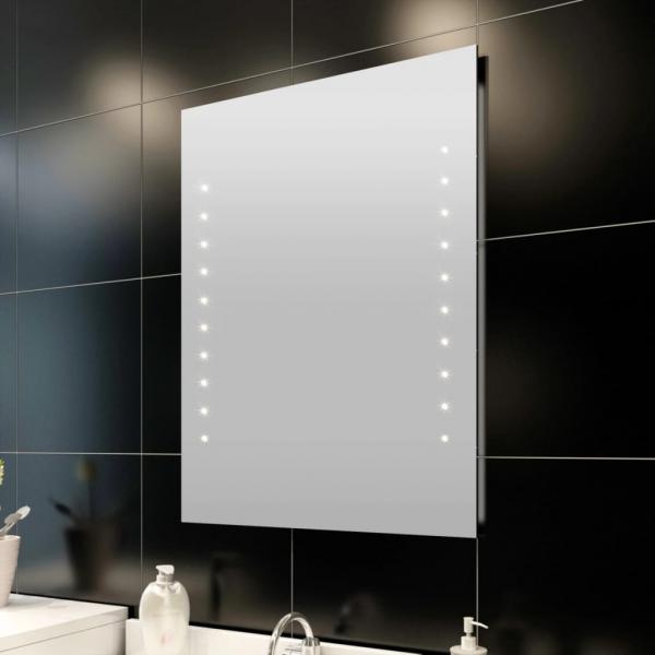 ARDEBO.de - Badspiegel mit LED-Leuchten 60×80 cm