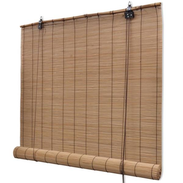 ARDEBO.de - Bambusrollo Braun 120x220 cm