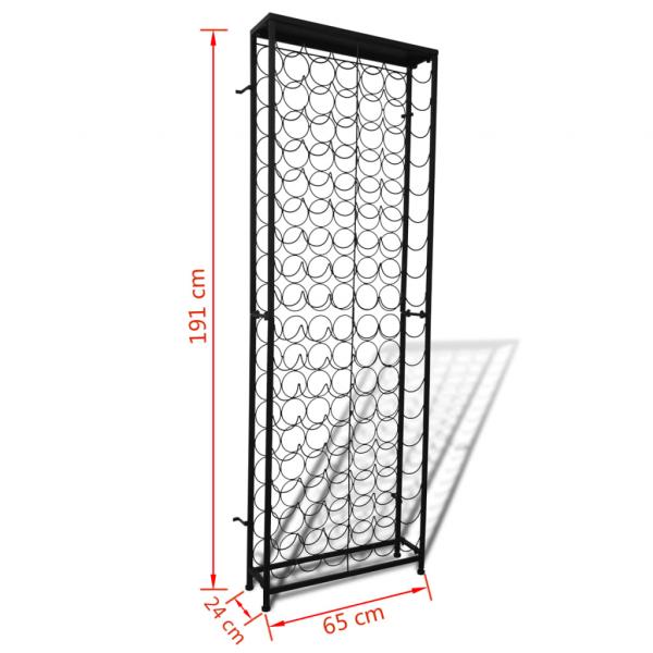 Flaschenregal für 108 Flaschen Metall   