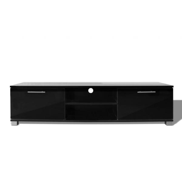 TV-Schrank Hochglanz-Schwarz 120x40,5x35 cm