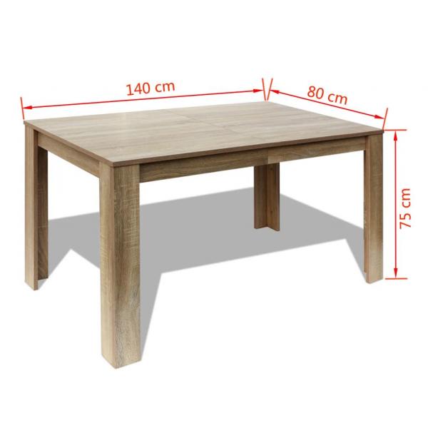 Schuhbank Eiche 80x24x45 cm