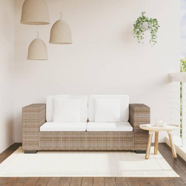 ARDEBO.de - 2-Sitzer Sofa Echtes Rattan 