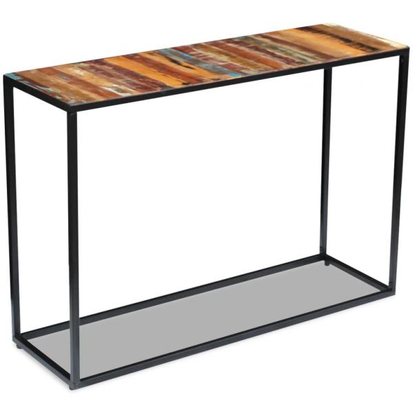 ARDEBO.de - Konsolentisch Altholz 110x35x76 cm