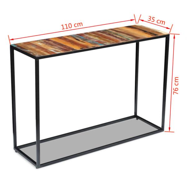 Konsolentisch Altholz 110x35x76 cm