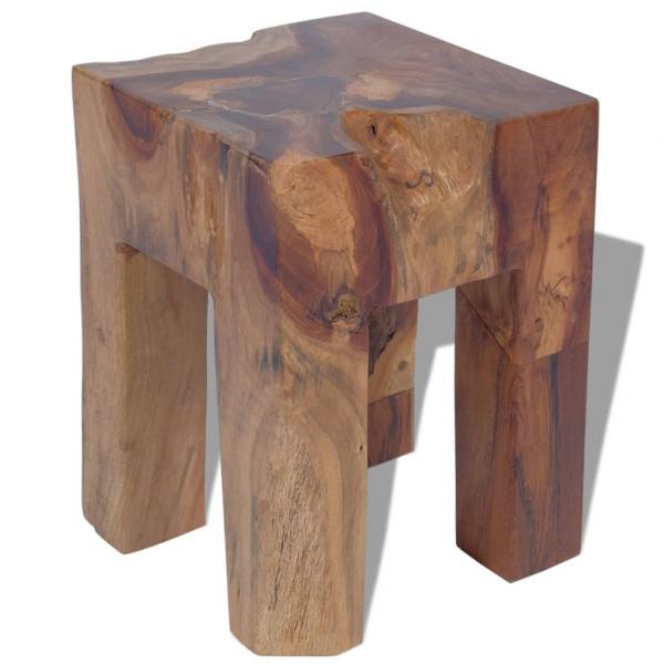 ARDEBO.de - Hocker Massivholz Teak