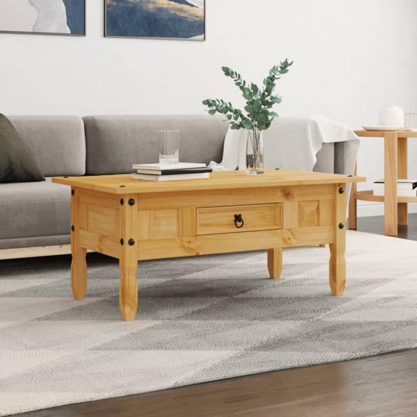 ARDEBO.de - Couchtisch Mexiko-Stil Kiefernholz 100x55x44 cm