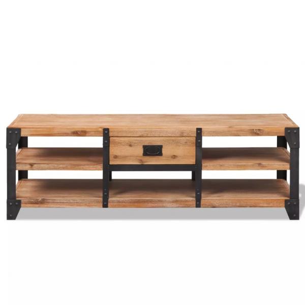 TV-Schrank Massivholz Akazie 140x40x45 cm