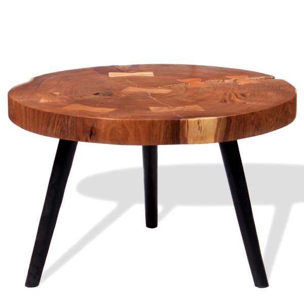 Couchtisch Massivholz Akazie (55-60)x40 cm