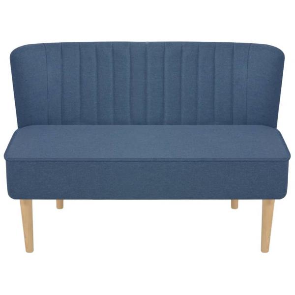 Sofa Stoff 117x55,5x77 cm Blau 