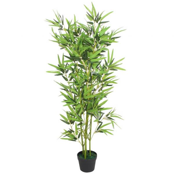 ARDEBO.de - Künstliche Bambuspflanze mit Topf 120 cm Grün