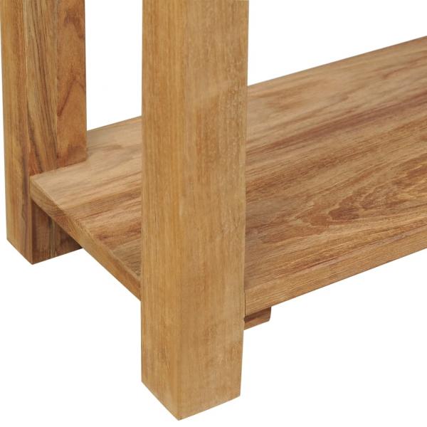 Konsolentisch Massivholz Teak 120x30x80 cm