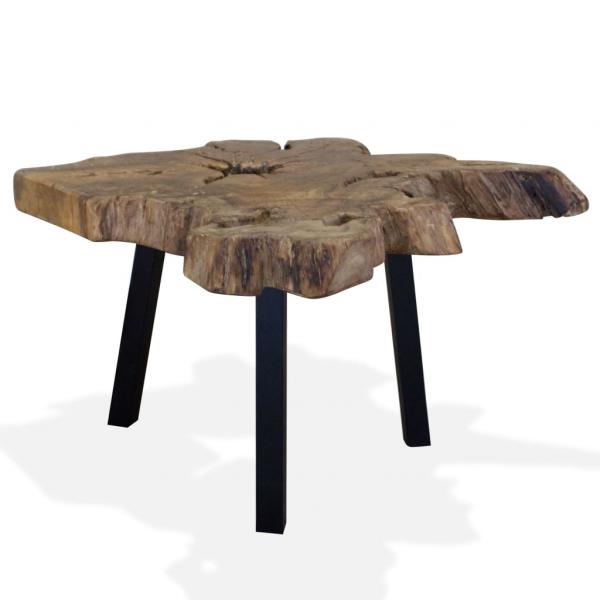 Couchtisch Massivholz Teak 80x70x38 cm