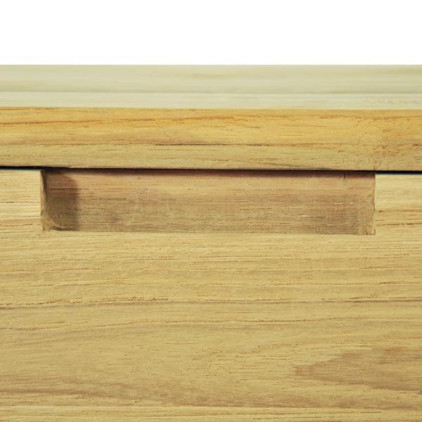 Konsolentisch 120 x 35 x 76 cm Teak Massiv