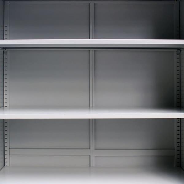 Aktenschrank 90×40×140 cm Stahl Grau