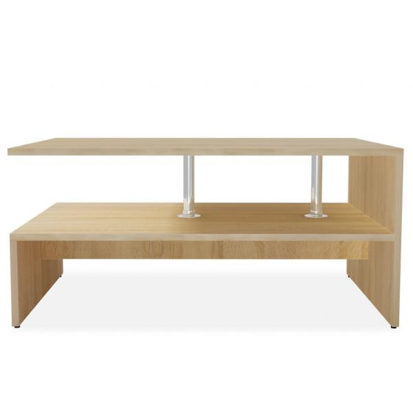 Couchtisch Holzwerkstoff 90x59x42 cm Eiche