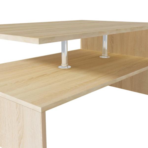 Couchtisch Holzwerkstoff 90x59x42 cm Eiche