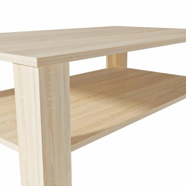 Couchtisch Holzwerkstoff 100x59x42 cm Eiche