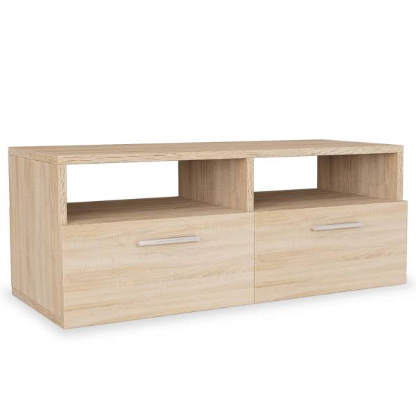 TV-Schrank Holzwerkstoff 95x35x36 cm Eiche