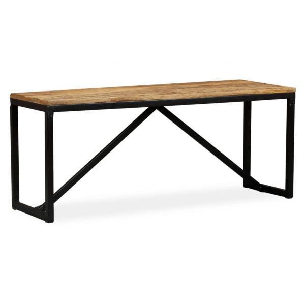 Sitzbank Massiv-Mangoholz 110 x 35 x 45 cm