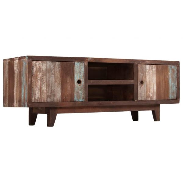 TV-Schrank Massivholz Akazie Vintage 118x30x40 cm