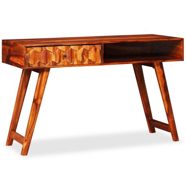 ARDEBO.de - Schreibtisch Massivholz 118 x 50 x 76 cm