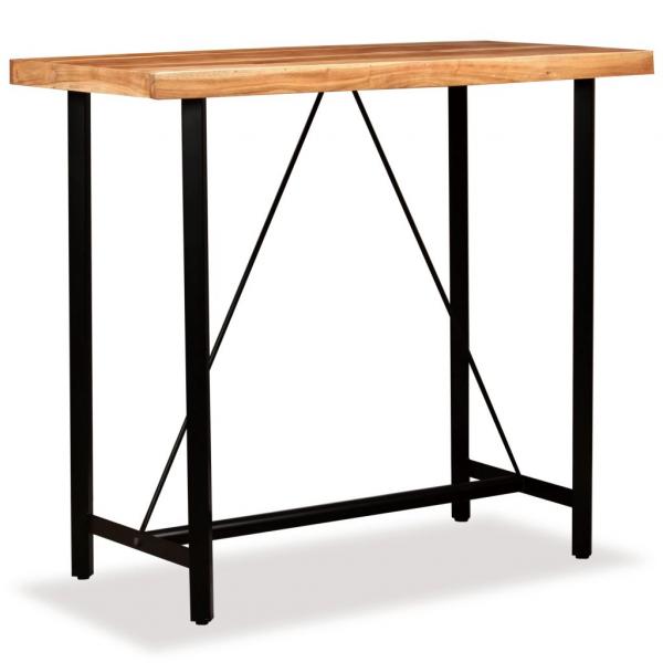 ARDEBO.de - Bartisch Massivholz Akazie 120x60x107 cm