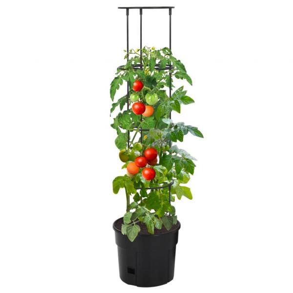 Tomatentopf Anthrazit Ø29,5x115 cm Polypropylen